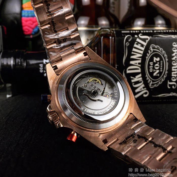 ROLEX勞力士 全自動機械 精鋼錶帶 男士腕表  wssb3570